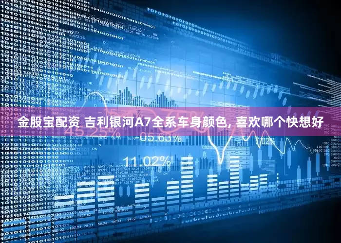金股宝配资 吉利银河A7全系车身颜色, 喜欢哪个快想好
